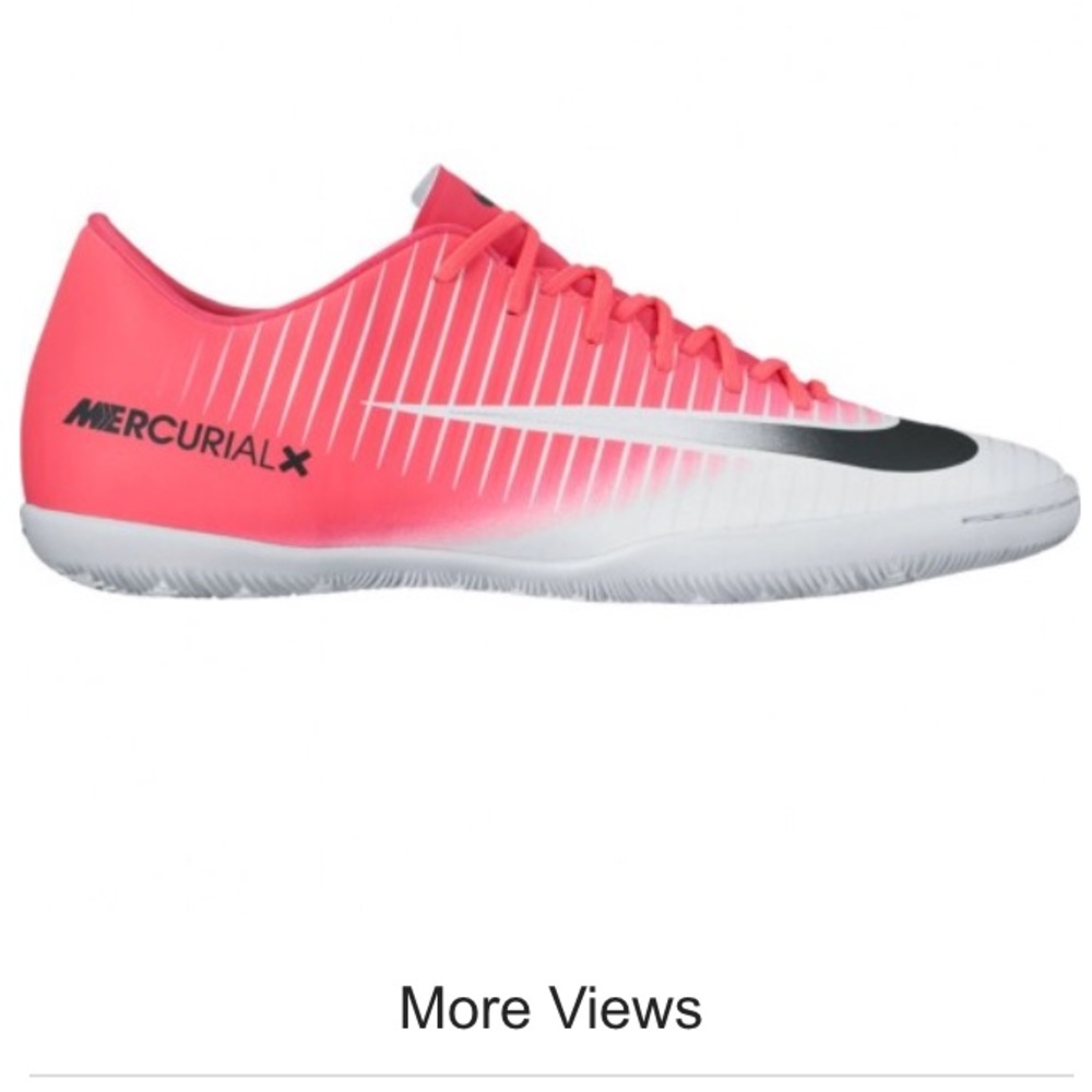 Mercurial X Indoor Soccer cleats pink